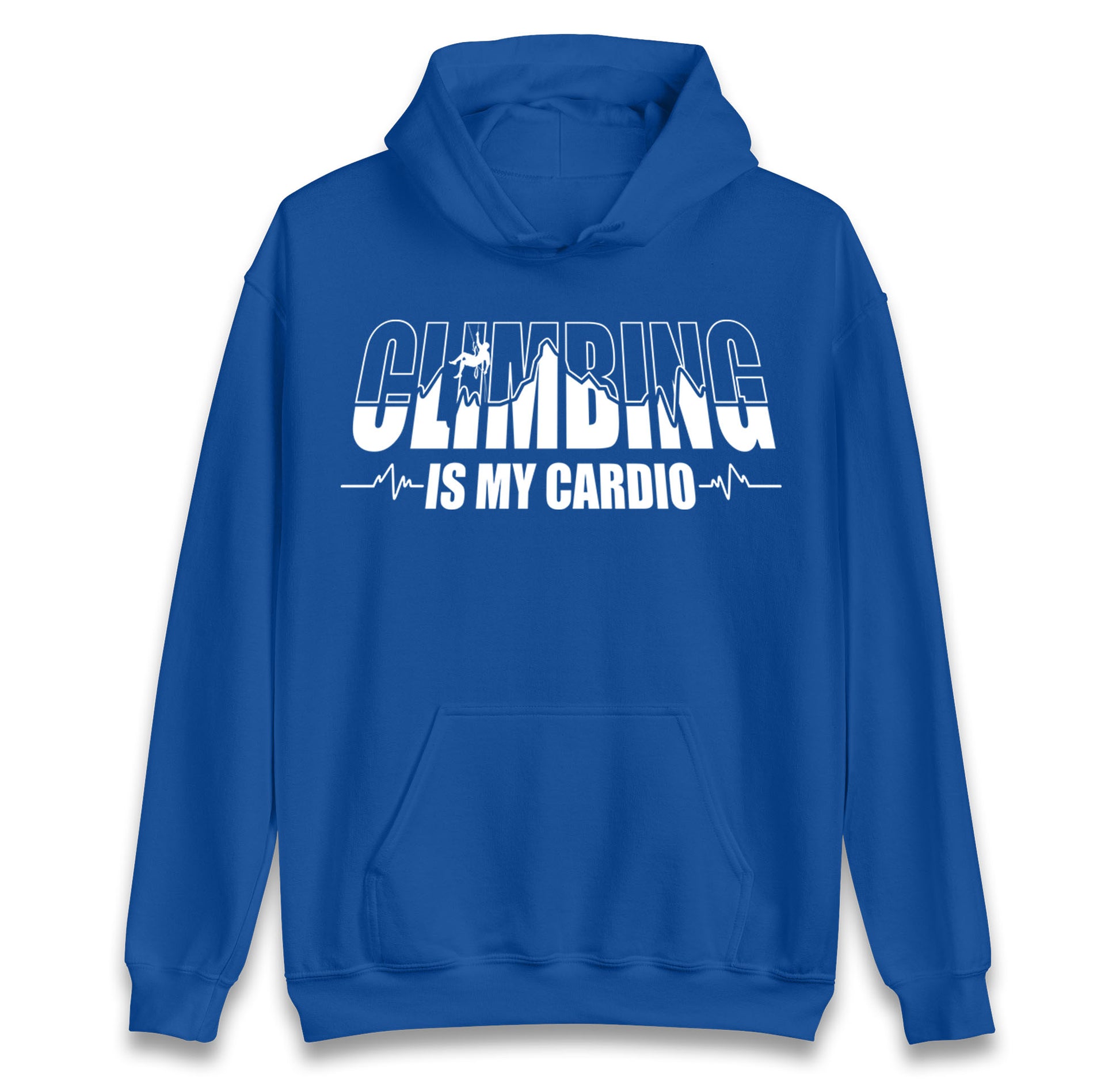 Climbing Is My Cardio Climbing Hoodie