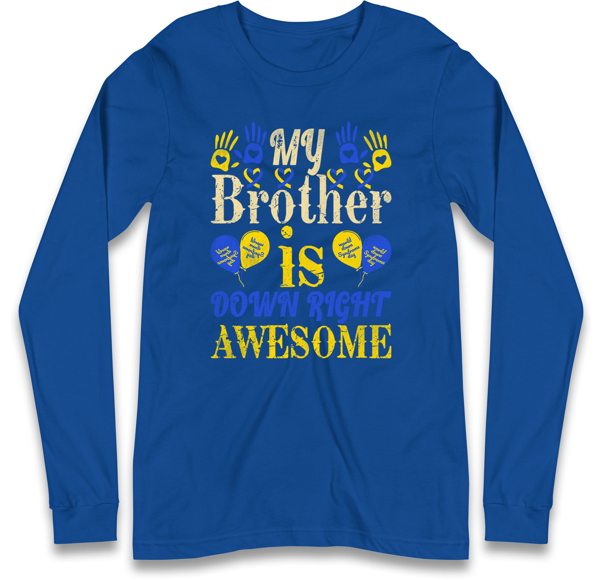 world down syndrome day long sleeve t shirt
