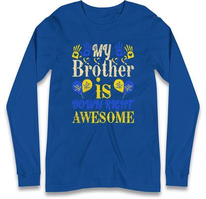 world down syndrome day long sleeve t shirt