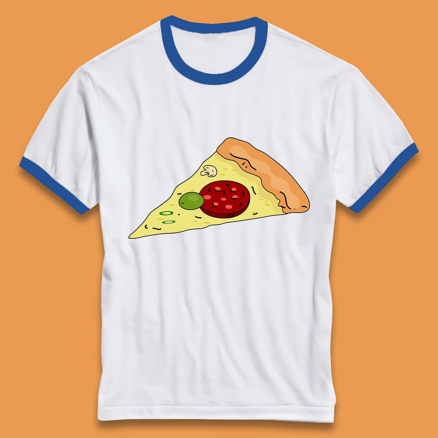 Italian Pizza Slice Pizzaologist Pizza Lover Pizza Holic Pizza Addict Ringer T Shirt