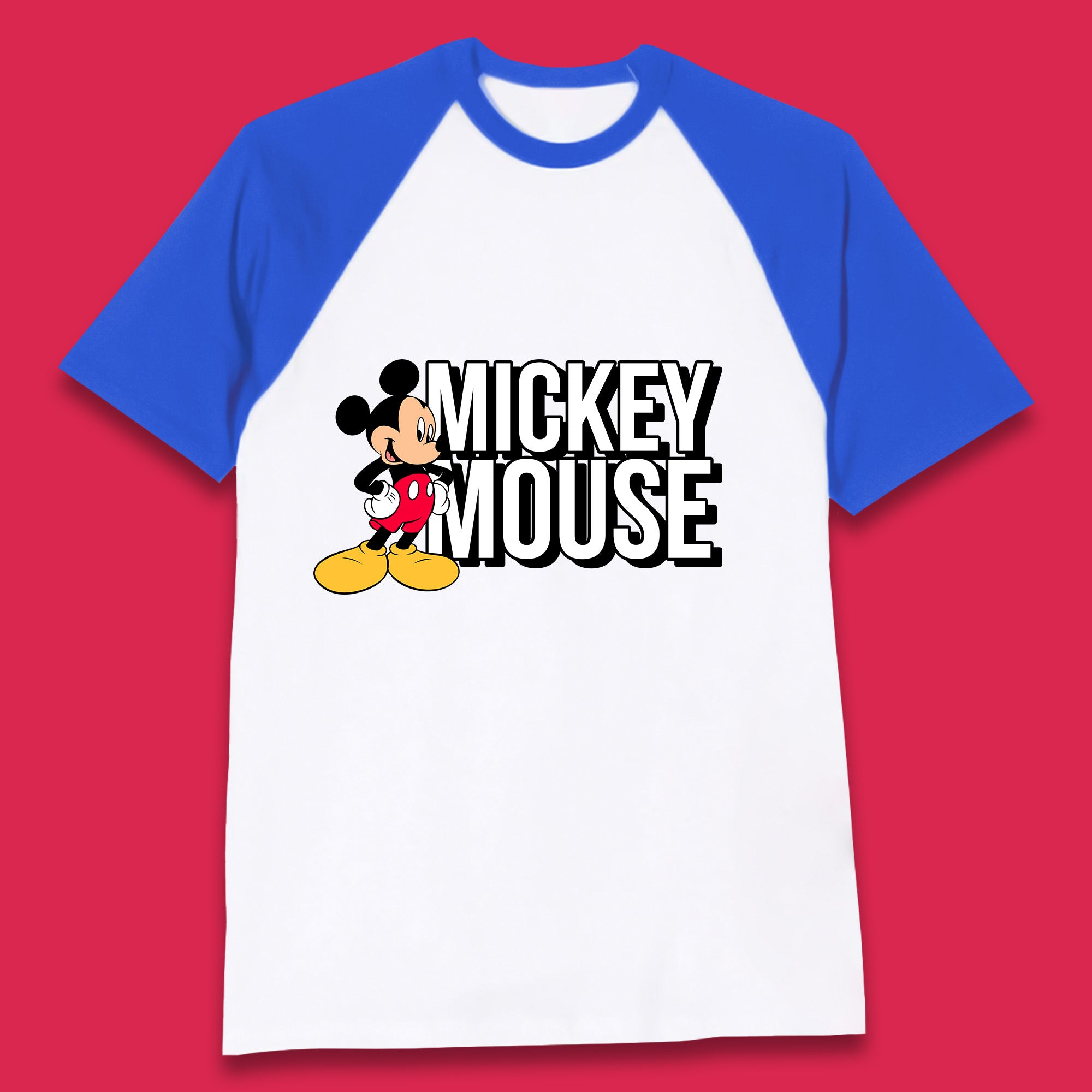 Disney Mickey Mouse Cartoon Character Disneyland Walt Disney Vacation Trip Disney World Baseball T Shirt