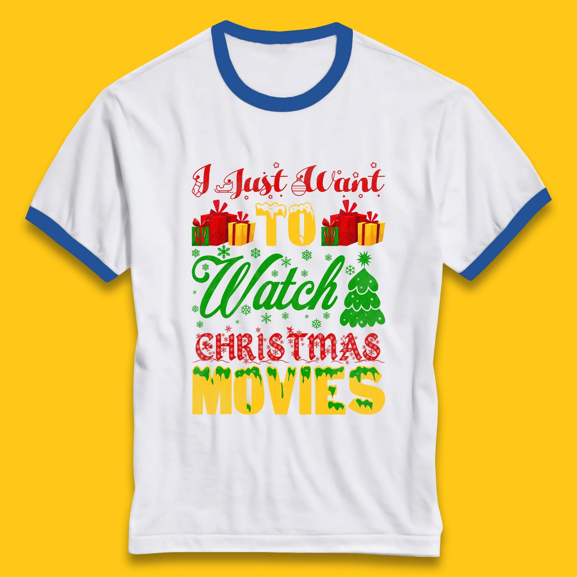 christmas movie ringer t shirt