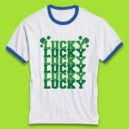 Lucky St Patrick's Day Ringer T-Shirt