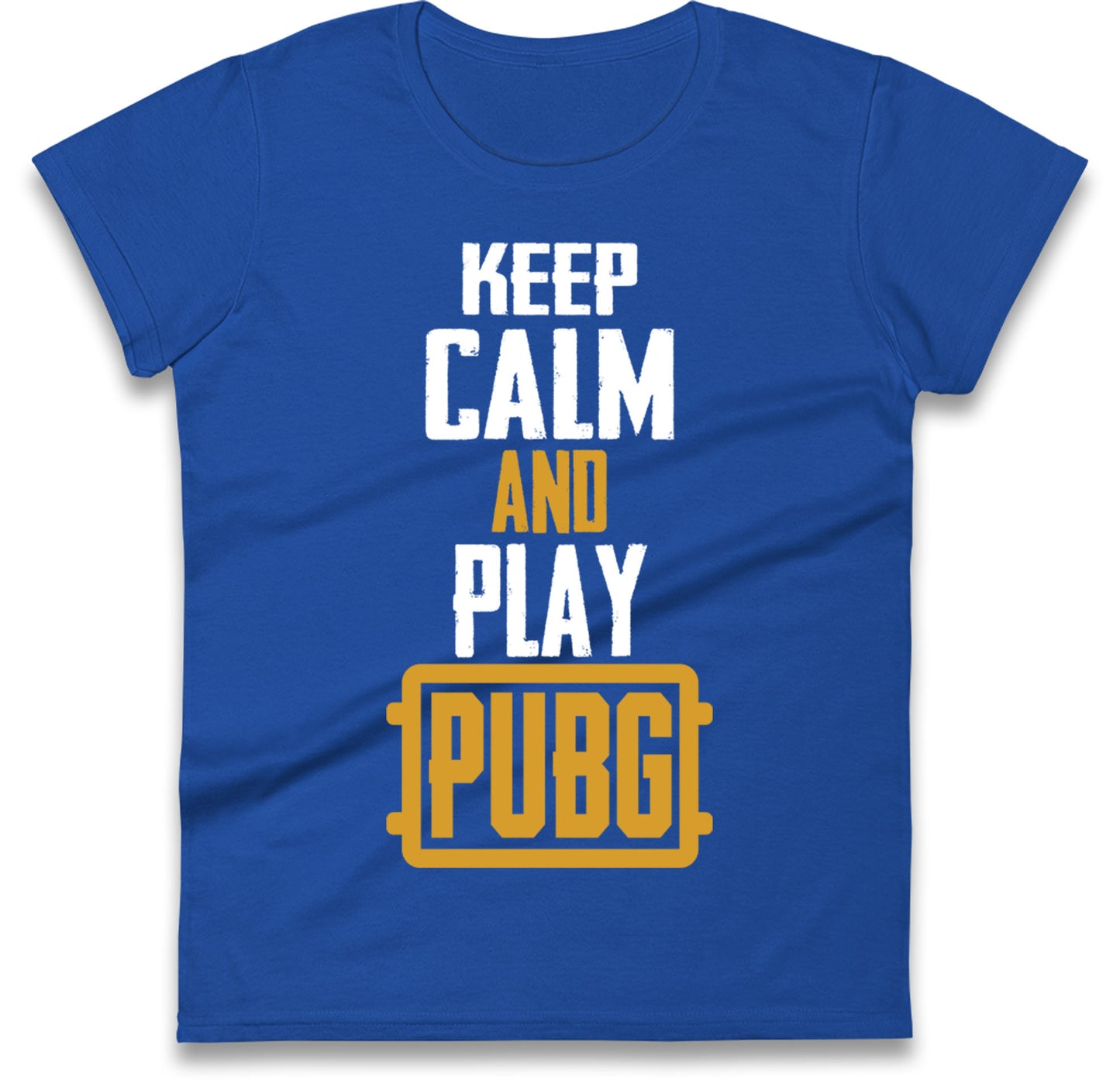 Keep Calm And Play Pubg Womens T Shirt