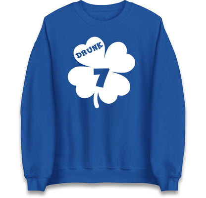 Drunk 7 St Patricks Day Jumper