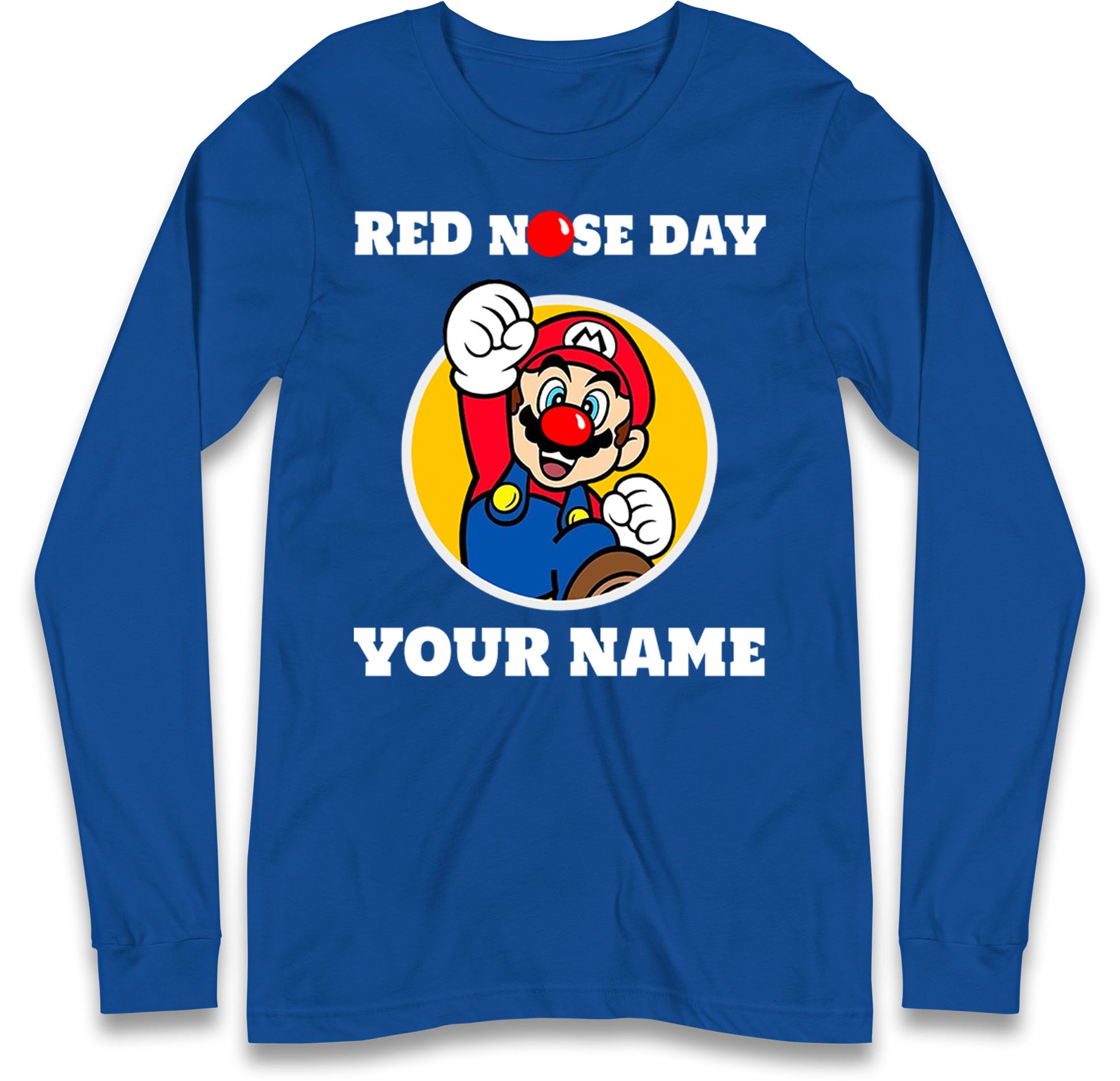super mario long sleeve t shirt