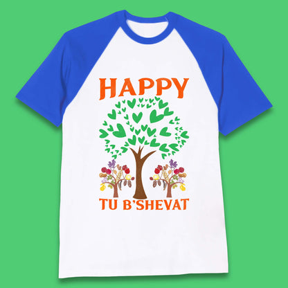 Happy Tu B'Shevat Baseball T-Shirt