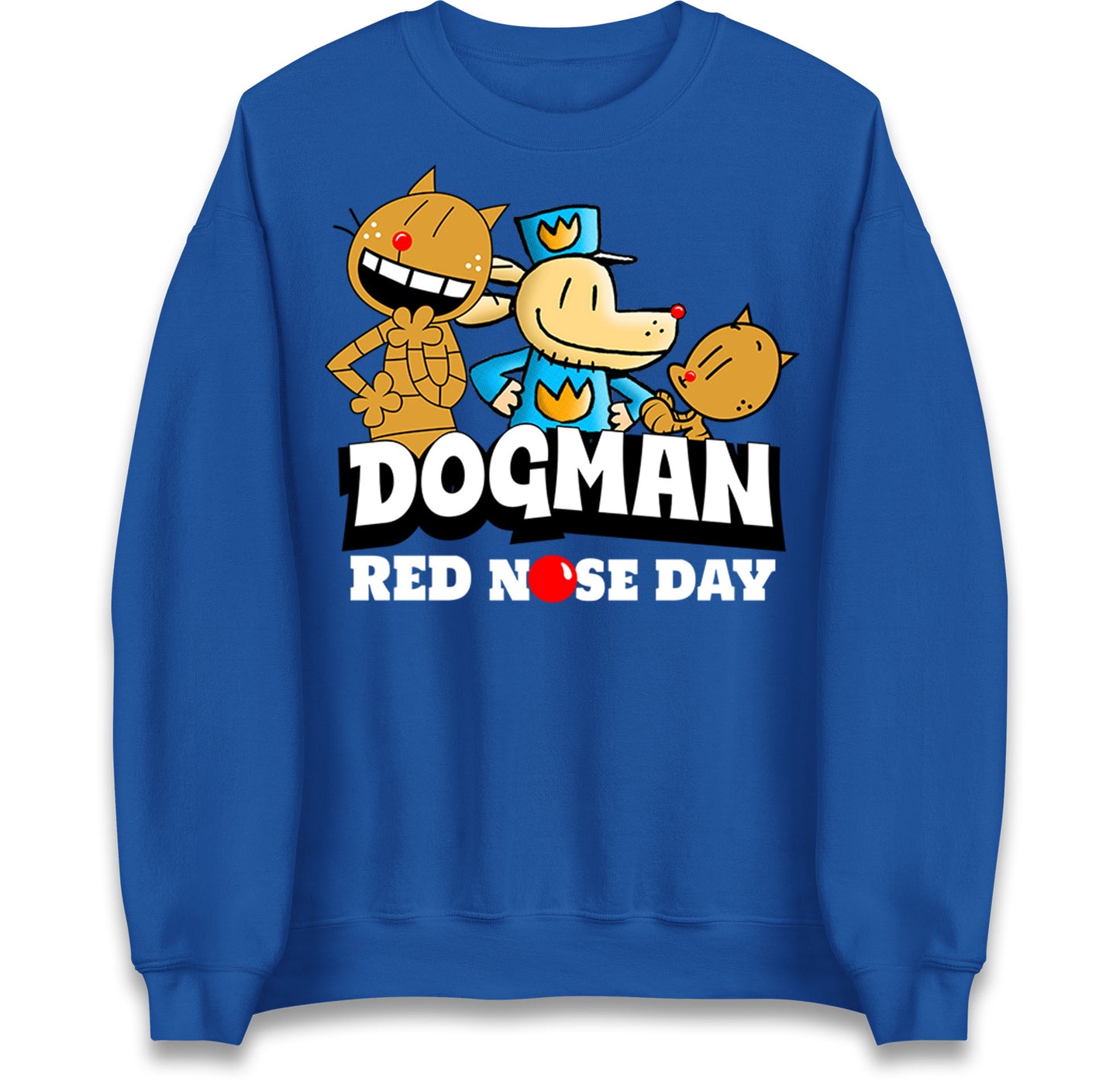 Dog Man Red Nose Day Jumper
