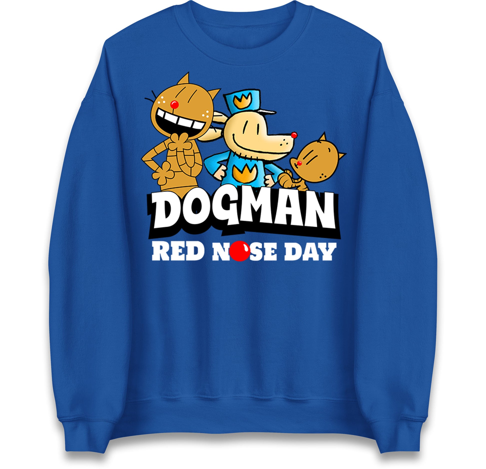Dog Man Red Nose Day Jumper