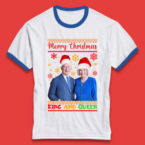 King And Queen Christmas Ringer T-Shirt
