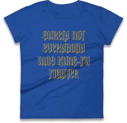 Kung Fu Fighter Womens T Shirt