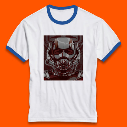 Marvel Comics Ant Man And The Wasp American Superhero Film Ant Man Face Helmet Avengers Movie Ringer T Shirt