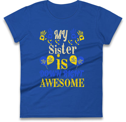 world down syndrome day womens t shirt