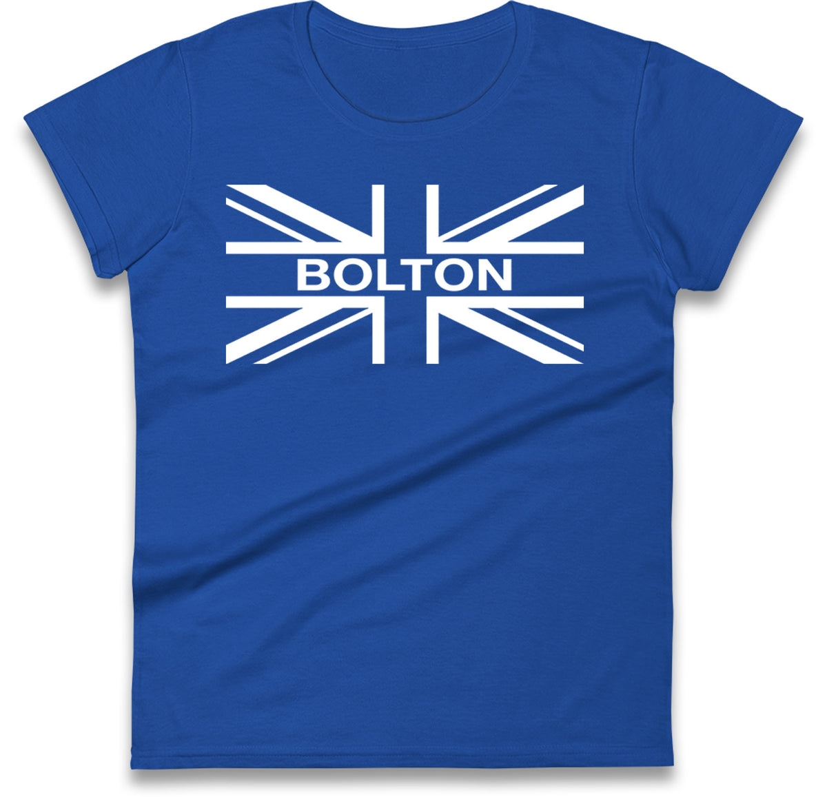 Bolton Union Jack Ladies T Shirt
