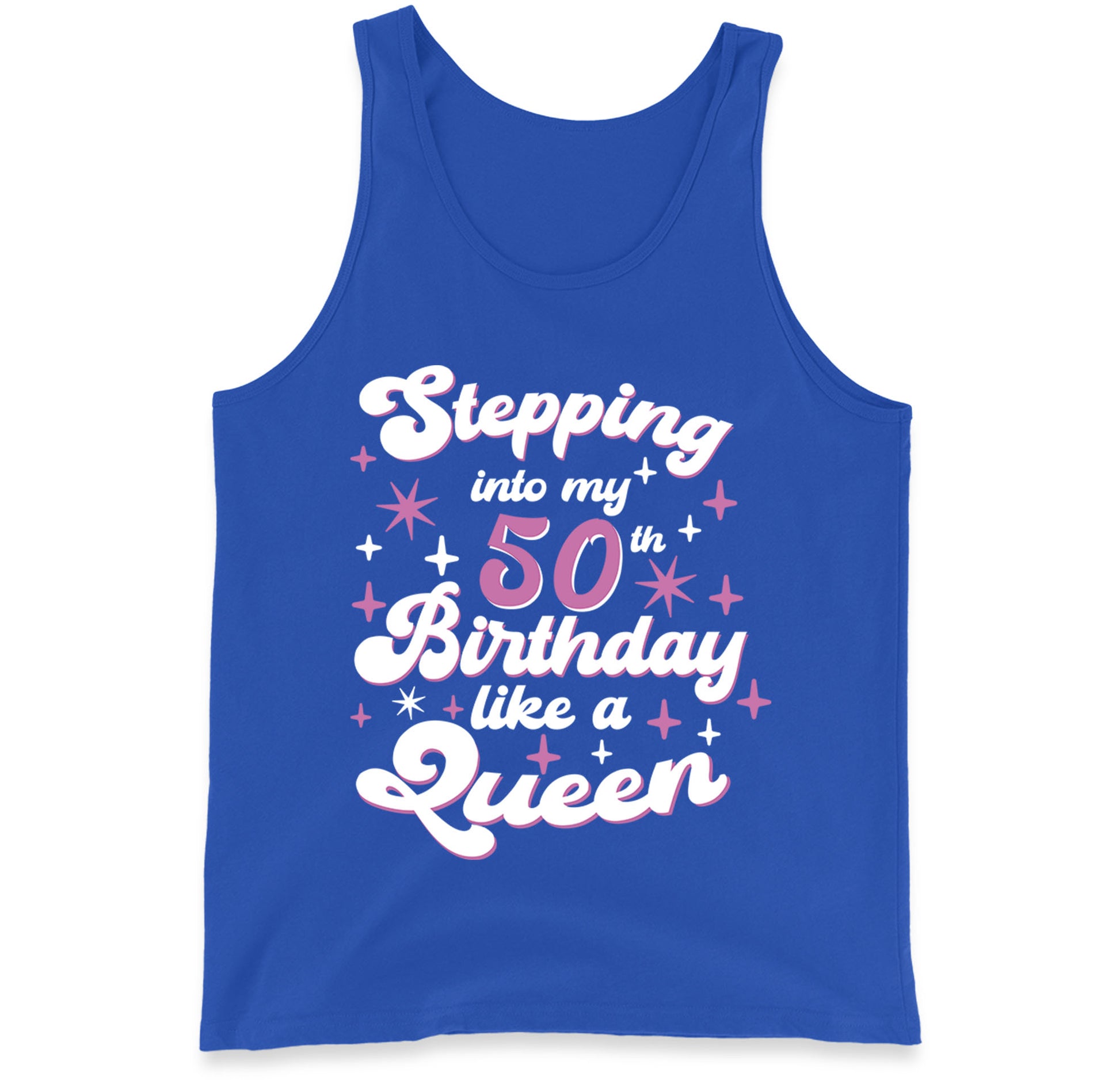 Queen 50th Birthday Tank Top