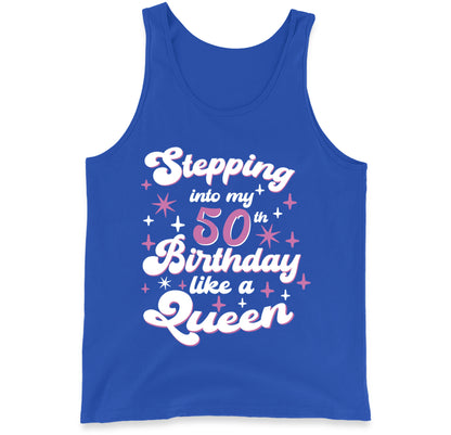 Queen 50th Birthday Tank Top