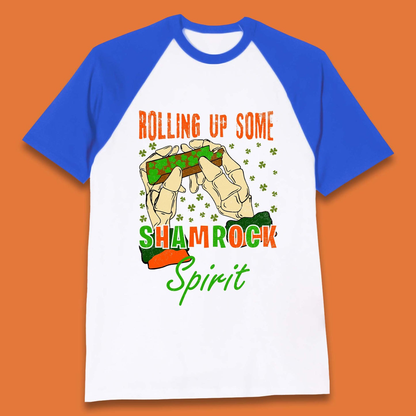 Rolling Up Some Shamrock Spirit Baseball T-Shirt