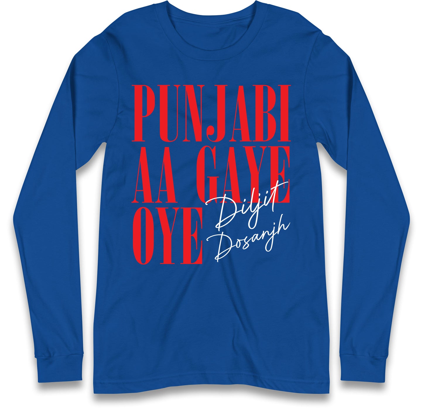 Diljit Dosanjh Long Sleeve T Shirt