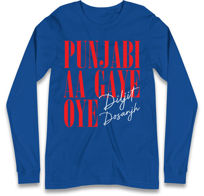 Diljit Dosanjh Long Sleeve T Shirt