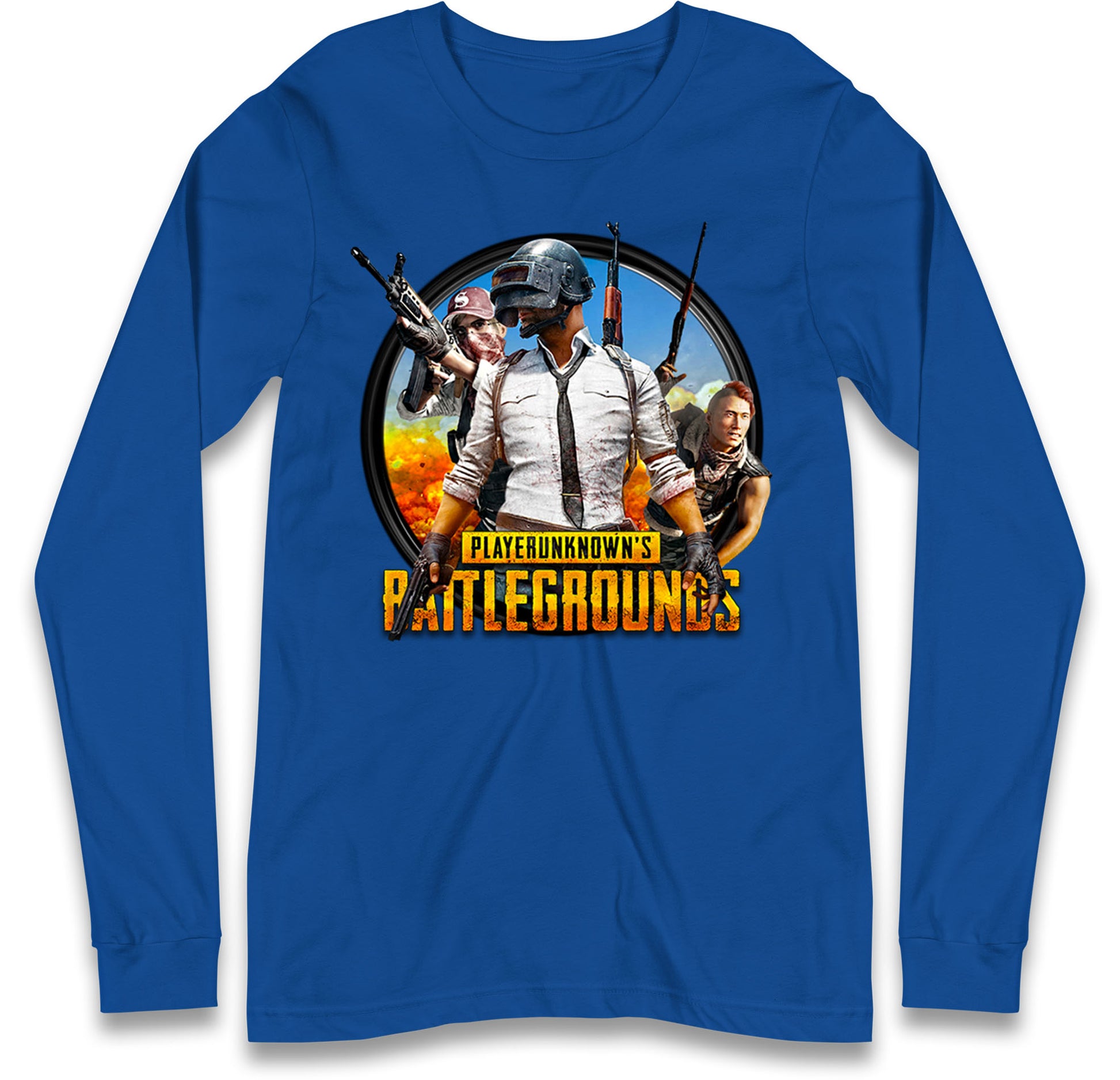 PUBG Battle Long Sleeve T Shirt