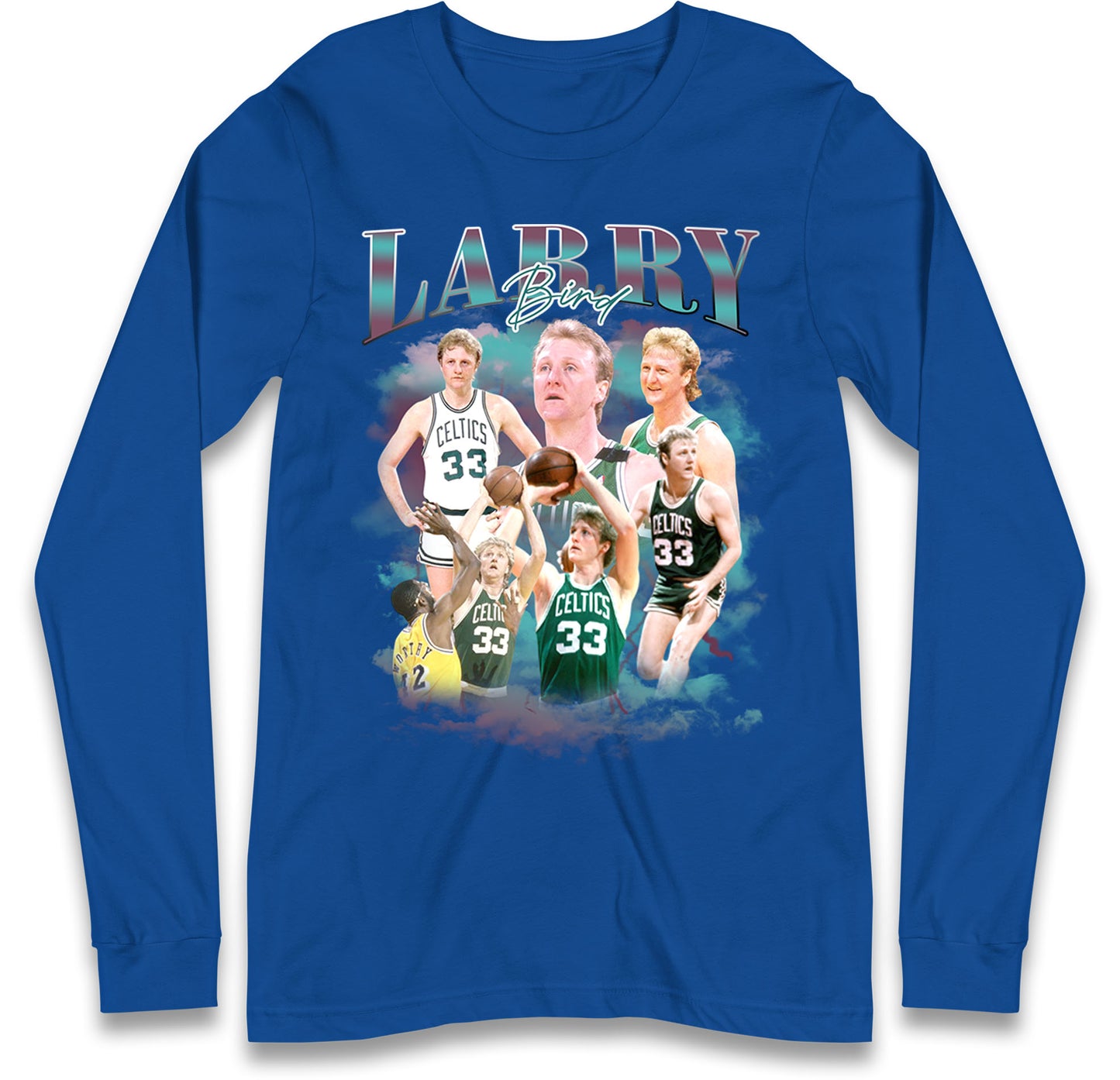 Larry Bird Long Sleeve T Shirt