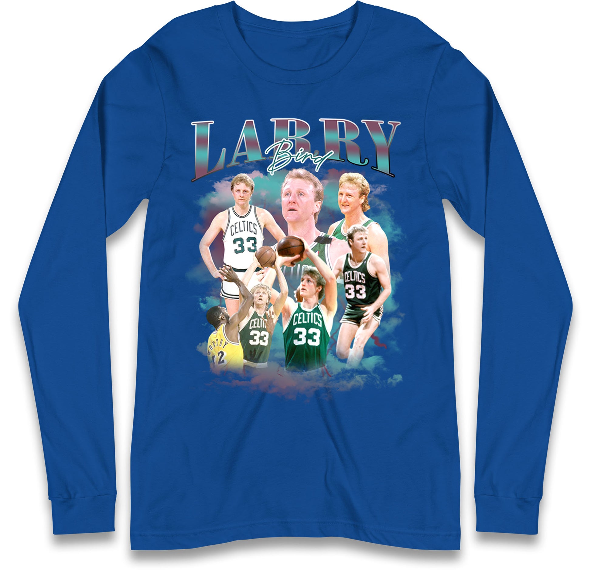 Larry Bird Long Sleeve T Shirt