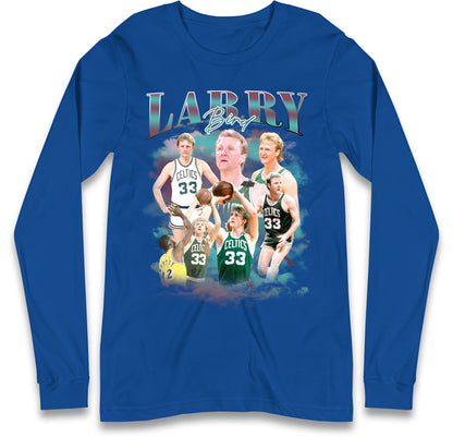 Larry Bird Long Sleeve T Shirt