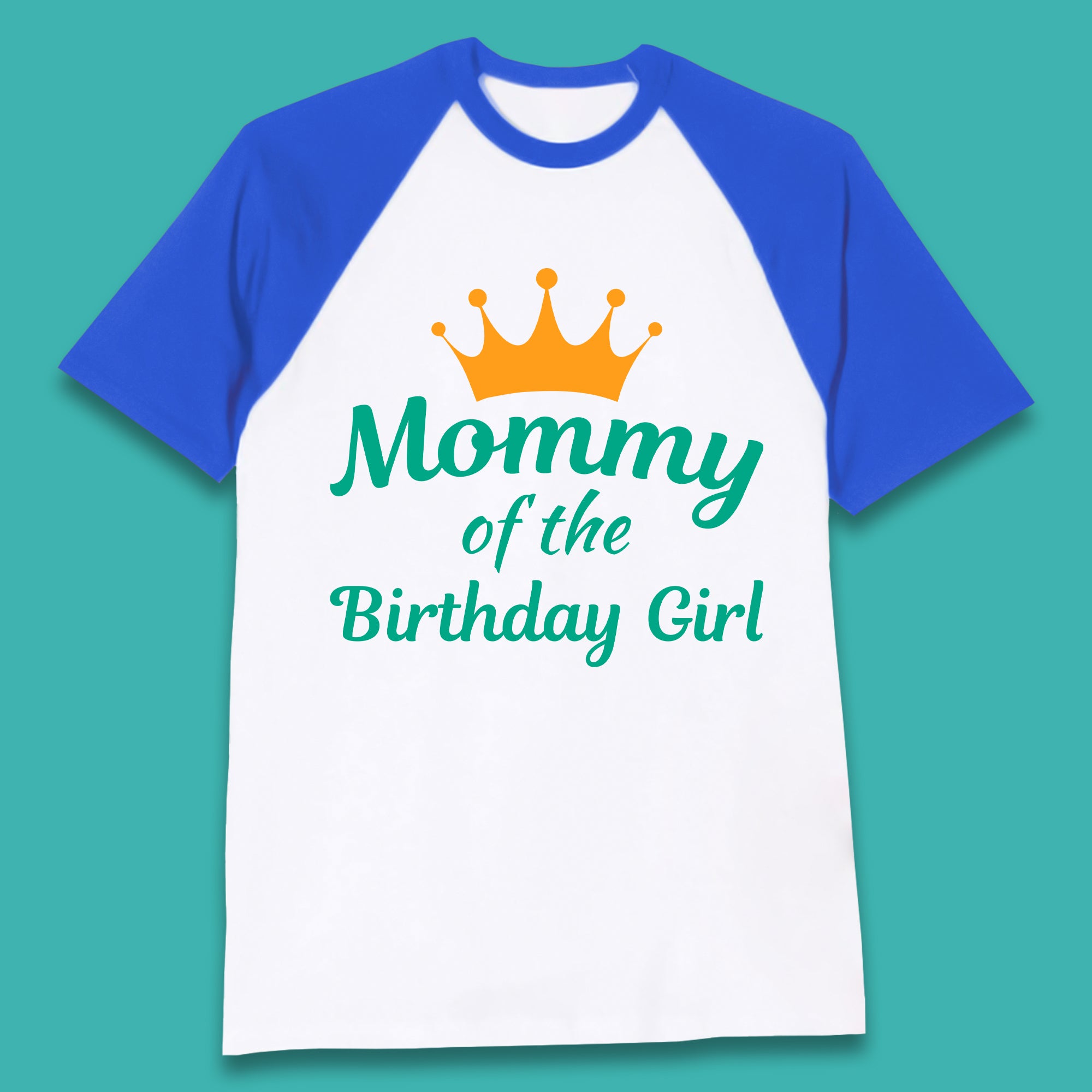 Mommy Of The Birthday Girl Baseball T-Shirt