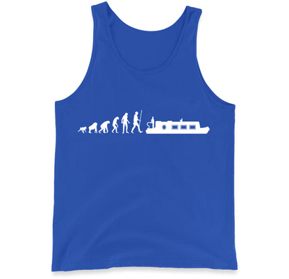 Human Evolution Canal boat Tank Top
