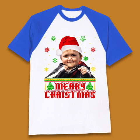 Hasbulla Mini Khabib Christmas Baseball T-Shirt