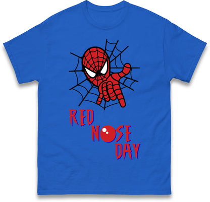 Spider Man Red Nose Day T Shirt