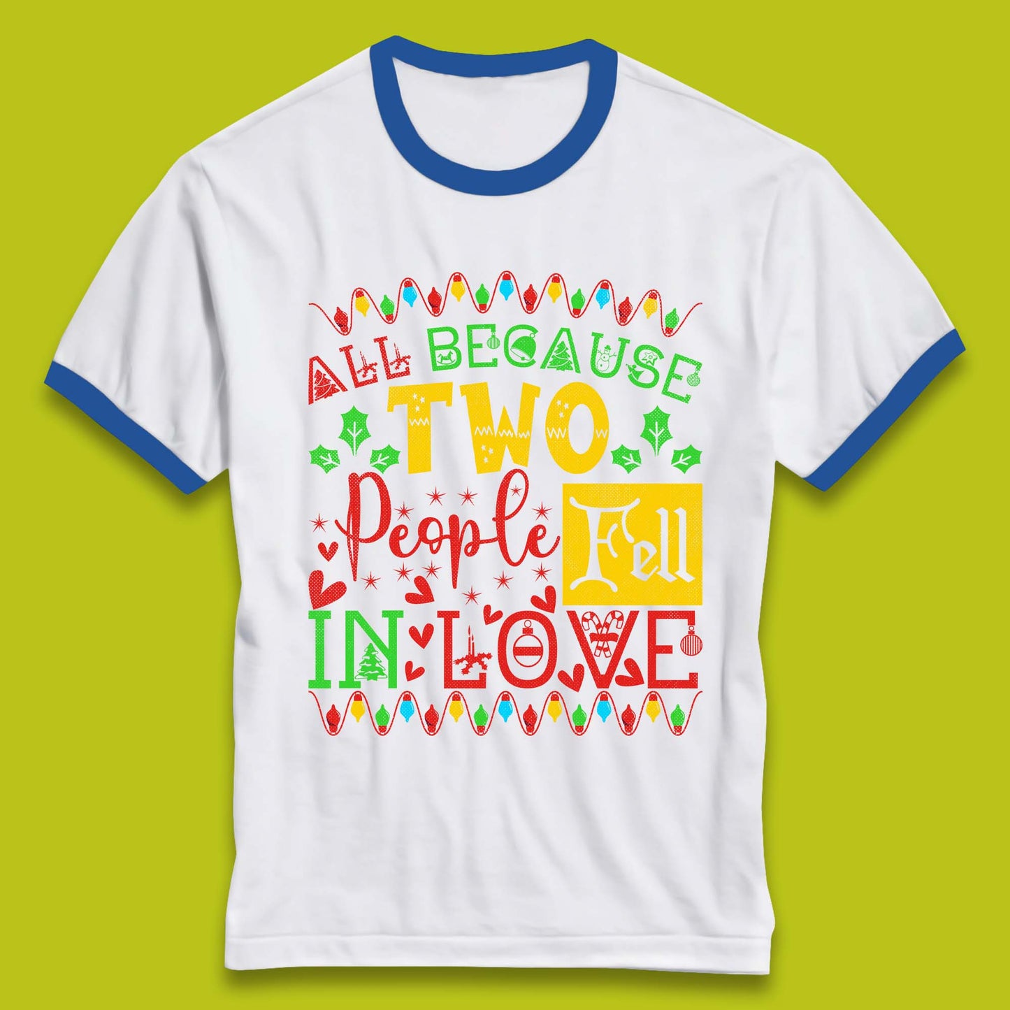 Love Christmas Ringer T-Shirt