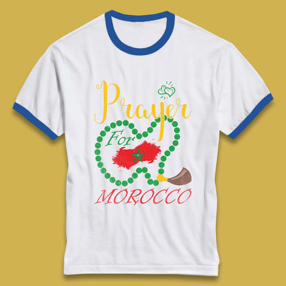 Prayer For Morocco Stay Strong Morocco Earthquake Support Ringer T Shirt