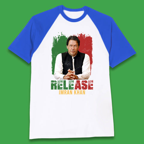 Release Imran Khan Prisoner No 804 Stand With Imran Khan Pakistan Baseball T Shirt