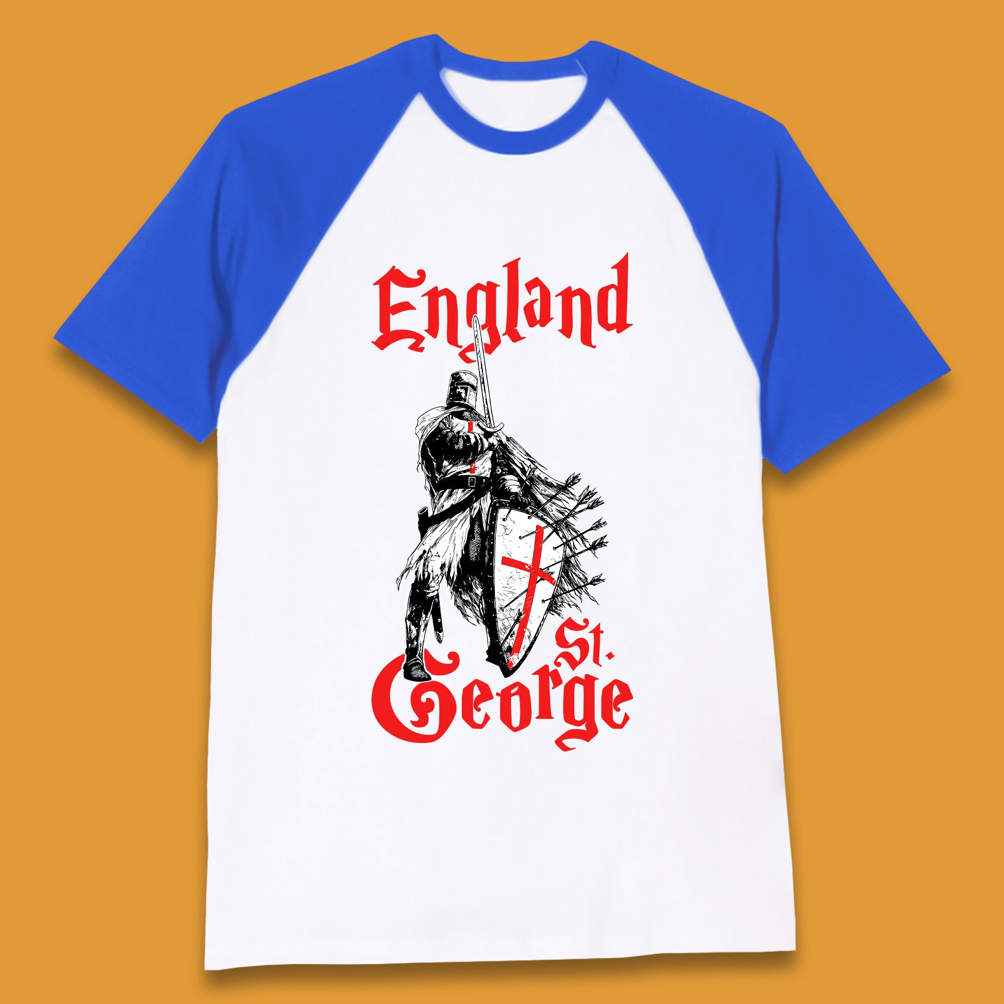 Saint George's Day Baseball T-Shirt