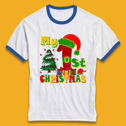 elf costume ringer t shirt