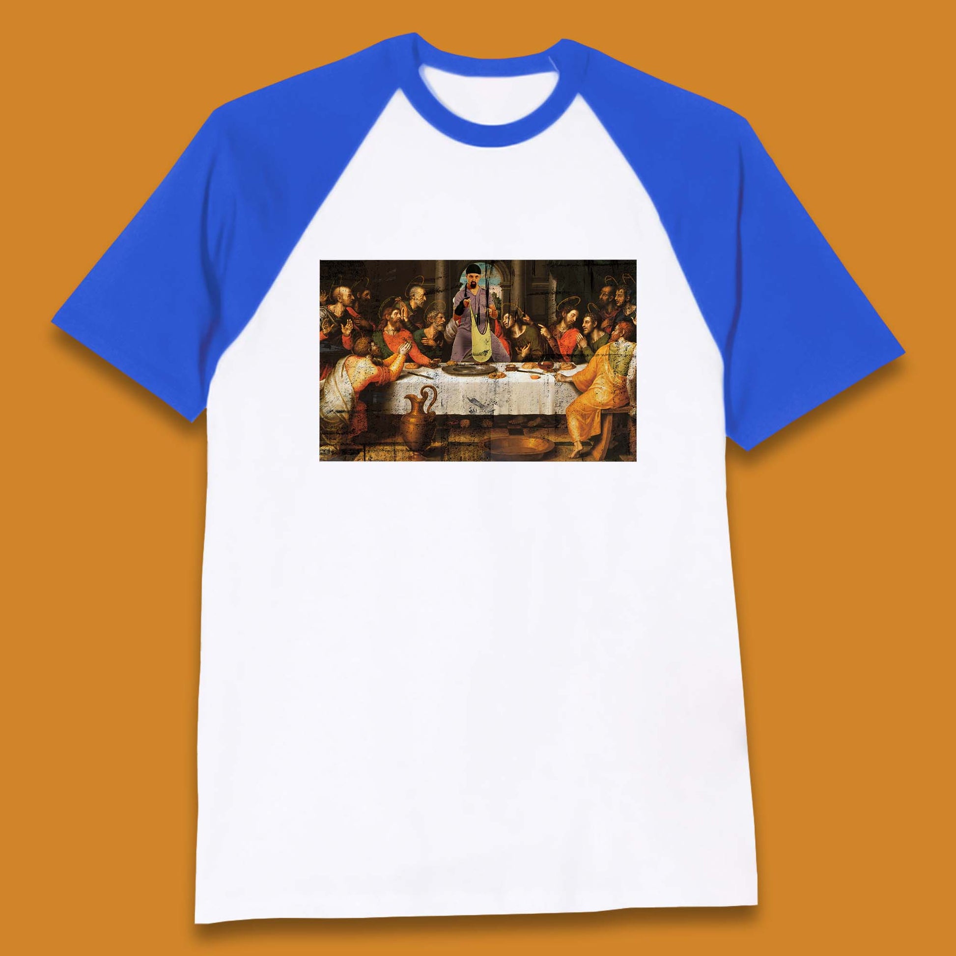 last supper baseball t shirt
