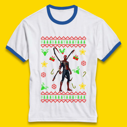 Spiderman Christmas Ringer T-Shirt