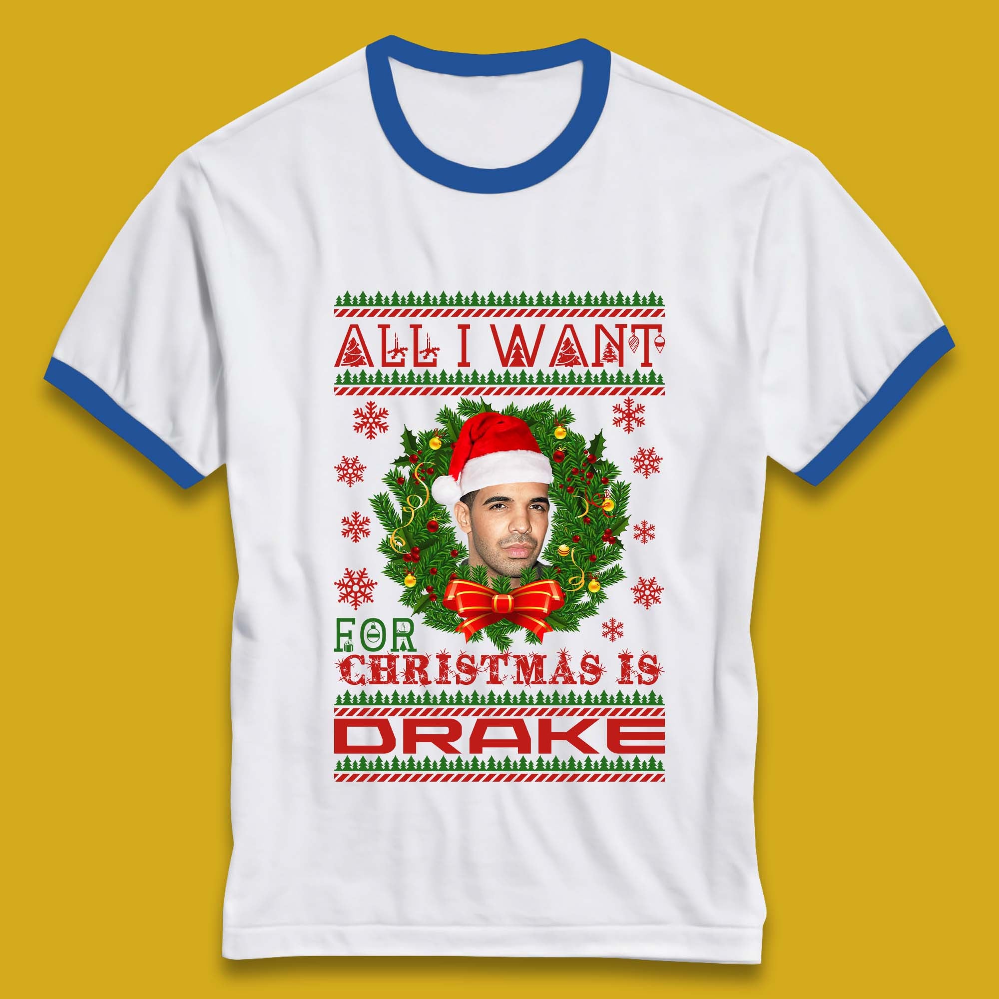 Drake Christmas Ringer T-Shirt