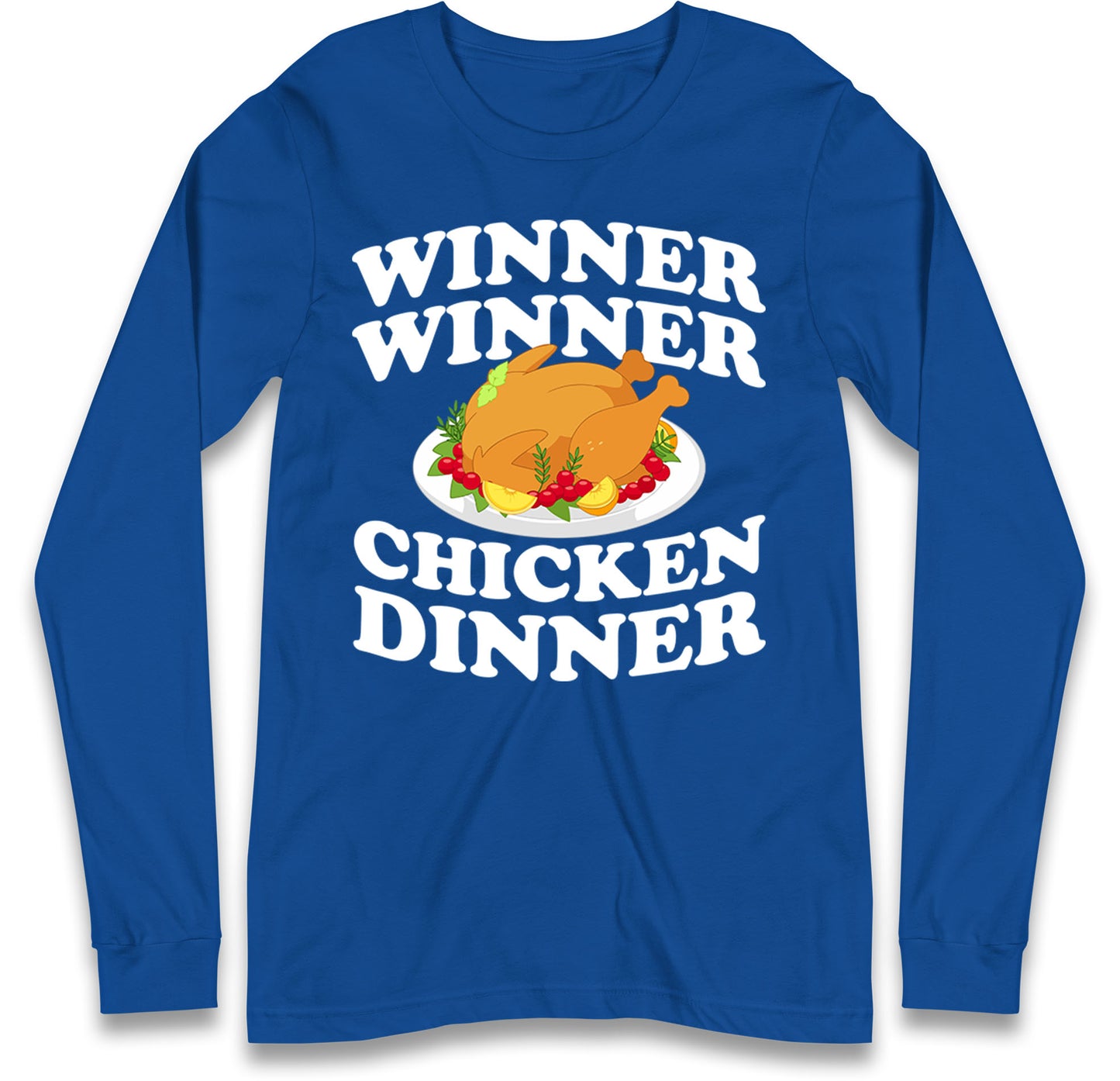 Chicken Dinner Pubg Long Sleeve T-Shirt