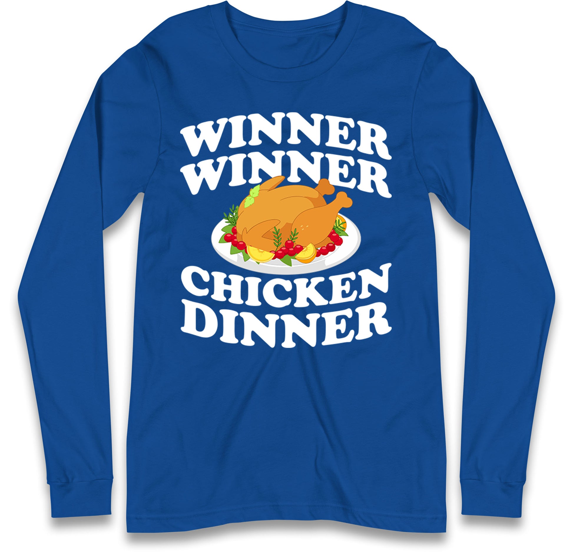 Chicken Dinner Pubg Long Sleeve T-Shirt