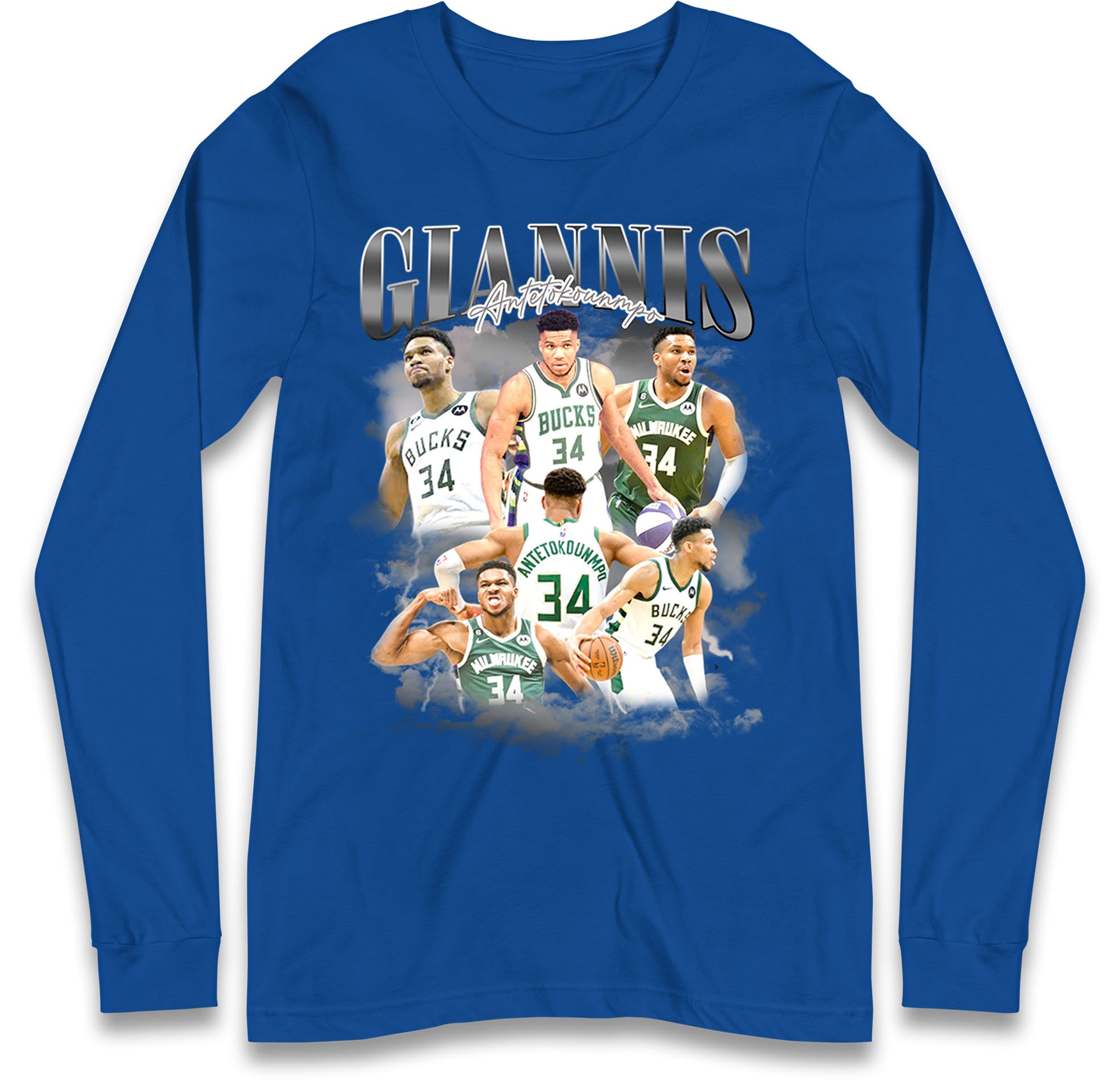 Giannis Antetokounmpo Long Sleeve T Shirt