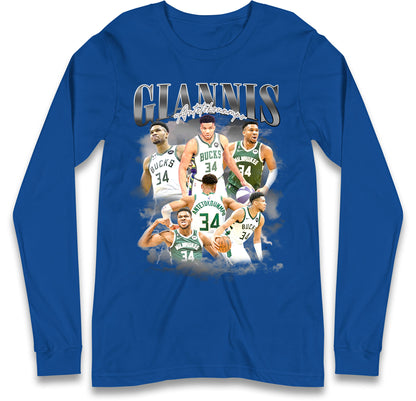 Giannis Antetokounmpo Long Sleeve T Shirt