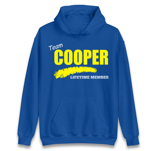 Team Cooper Lifetime Member hoodie