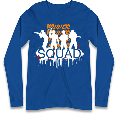 Pubg Squad Long Sleeve T Shirt