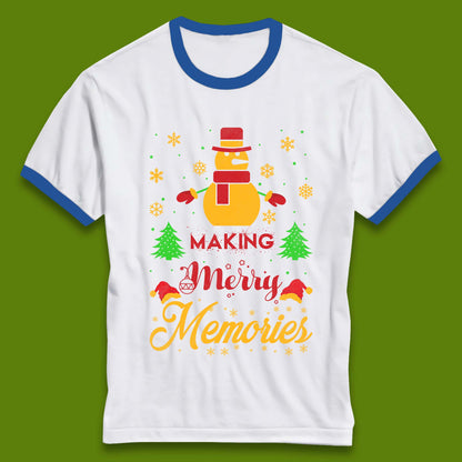 Merry Memories Christmas Ringer T-Shirt