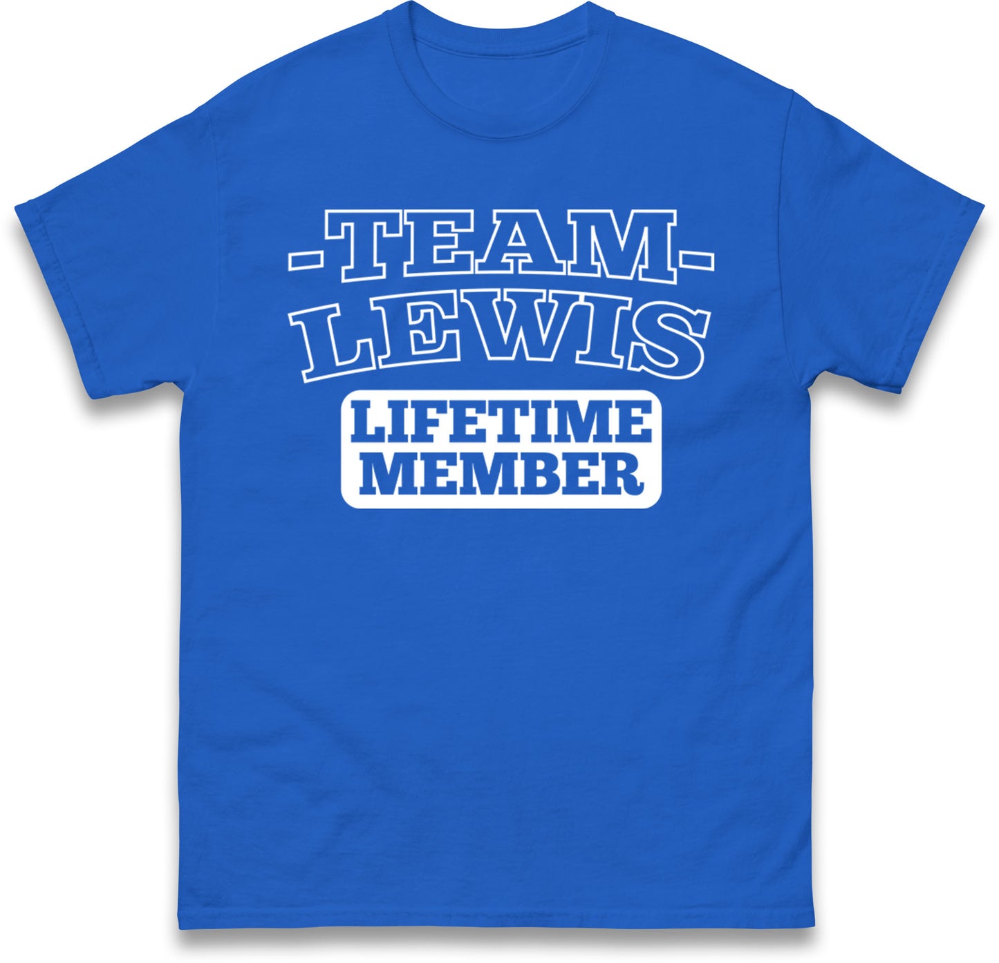 Team Lewis Lifetime Member T Shirt