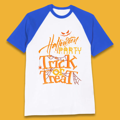 Happy Halloween Trick Or Treat Horror Scary Spooky Vibes Baseball T Shirt