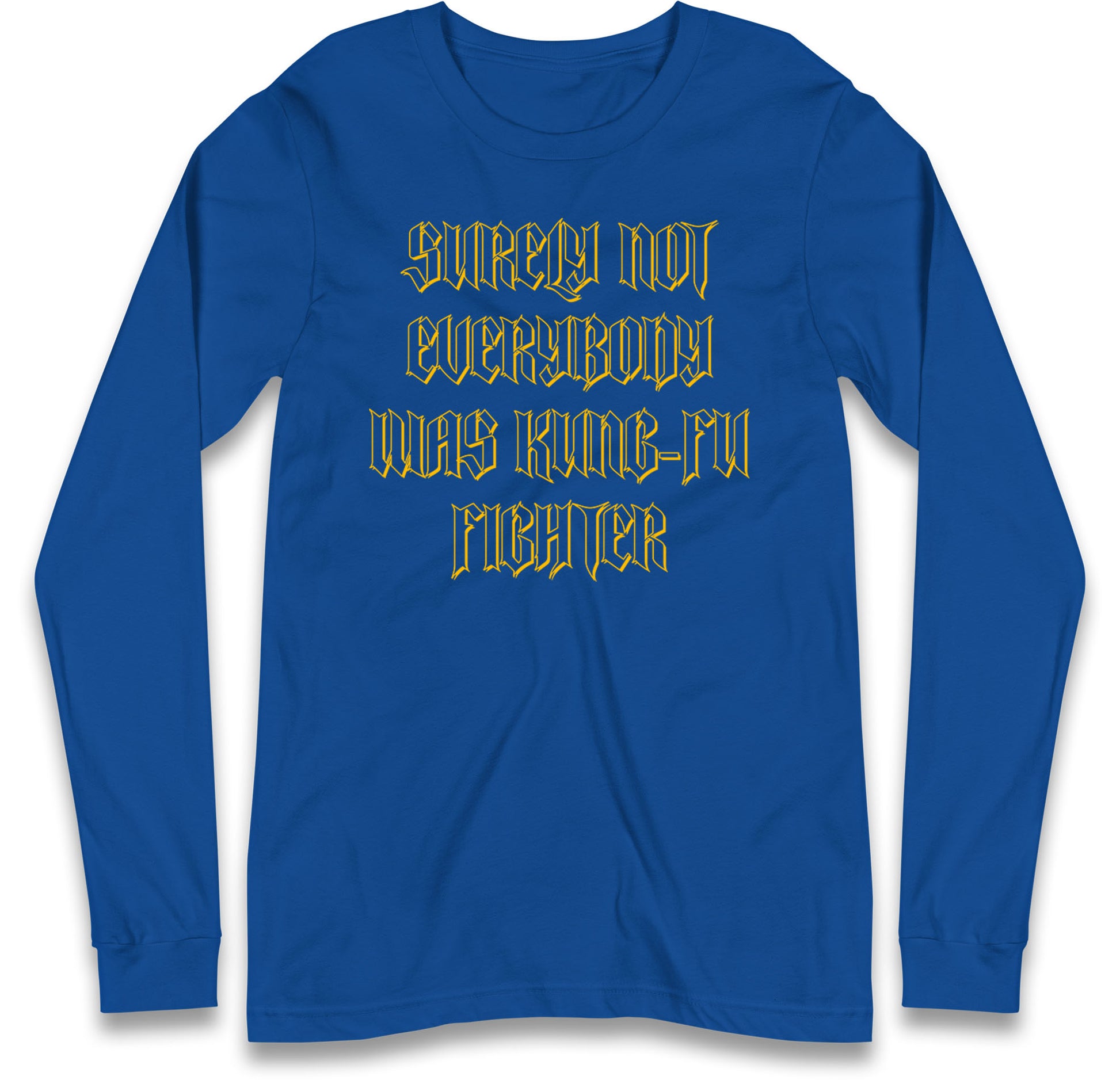 Kung Fu Fighter Long Sleeve T Shirt