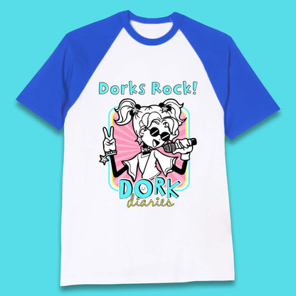 Dorks Rock Dork Diaries Baseball T-Shirt
